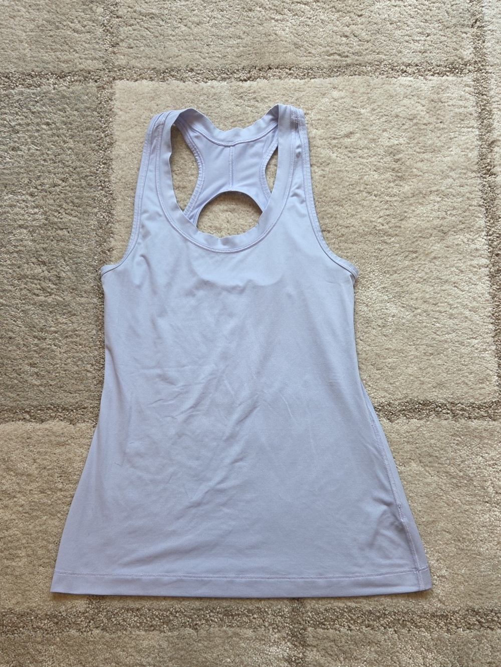 Athleta Light Lavender Racerback Performance Tank